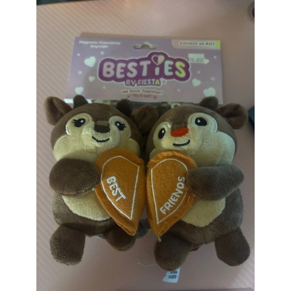 Reindeer bestie magnetic friendship key clips